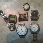 Часы кварц на запчасти, одним лотом без м.ц.