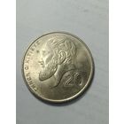 Кипр 20 центов 1998 года .