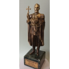 Статуэтка Николай II Бронза/Змеевик