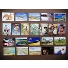 Календарики по 70 копеек за штуку, можно рассчитываться рос. рублями, даже железными, kin-2 (4023)