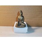 Тяжёлая, латунная фигурка Индийского Божества, высота 4.7 см.