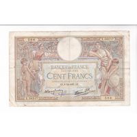 100 ФРАНКОВ 1937 ФРАНЦИЯ