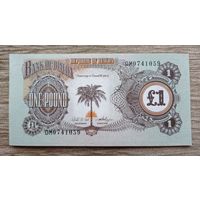 Werty71 Биафра 1 фунт 1968 UNC банкнота