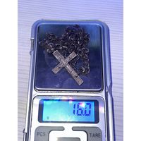 Крест серебренный 925 проба, 16г