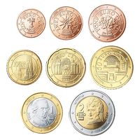 Австрия 2024 годовой набор монет