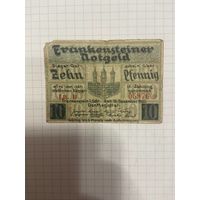 10 пфенингов (нотгельды) г. Германия.-1412