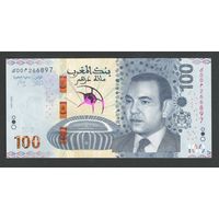Марокко 100 дирхам 2025 года. Тип P-W83. Состояние UNC
