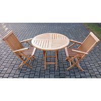 Комплект мебель тик стол и два кресла