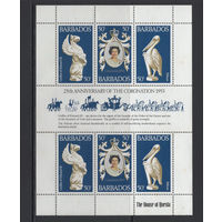 Барбадос /Barbados 1978** Юбилей коронации, Королева Елизавета II