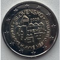 Словакия 2 евро 2026 г. Тренчин - Культурная столица Европы 2026