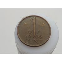1 цент Нидерланды 1966 год  лот 7