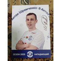 Карточка Динамо Брест -2025. Антон Шрамченко