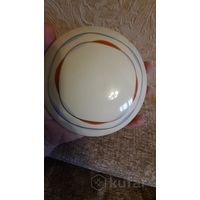 Старая фарфоровая крышка (может крышка масленки)