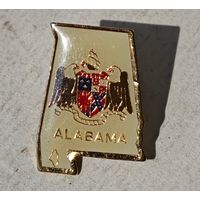 Alabama США значок