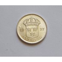 25 эре. 1927г . 600пр., Швеция.