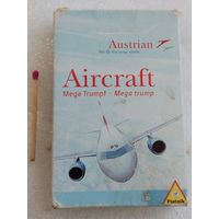 Набор коллекционных карточек, 34 шт. Австрийские авиалинии.