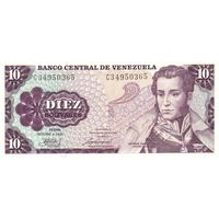 Венесуэла 10 боливаров образца 1981 года UNC p60