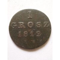 1 грош 1812 IB Герцогство Варшавское(2)