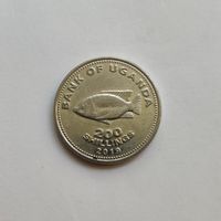 Уганда 200 шиллингов 2019 г.