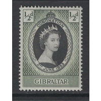 1953 Гибралтар** Коронация Королева Елизавета II  SG#144