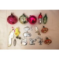 Елочные игрушки СССР, одним лотом