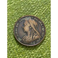 Англия 1 пенни 1898 г