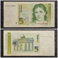 5 марок ФРГ 1991 г.