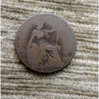 Werty71 Великобритания 1/2 пенни 1918 Георг 5