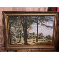 Картина ''На опушке леса. Полдень'' 1871 репродукция