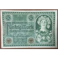 Банкнота 50 марок 1920 год. Веймарская республика.