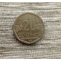 Werty71 Перу 20 сентимо 2012 без точек