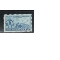 США-1952, (Мих.625),  *   , Автомобильная ассоциация, Автомобили (одиночка)