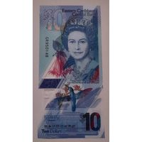 Восточные Карибы 10 долларов 2019 года UNС