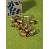 Лампочки 13,5 В 0,16 А для елочных гирлянд, подсветки шкал радиоприемников