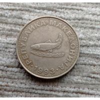 Werty71 Македония 2 денара 1993 рыба Форель динара