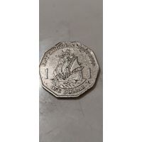Восточные Карибы 1 доллар 1989