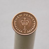 Великобритания 1/2  пенни 1971