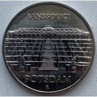 Германия (ГДР) 5 марок 1986 г. Дворец Сан-Суси в Потсдаме
