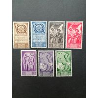 Польша 1946 Неполная серия марок "Польский экспедиционный корпус в Италии. Армия генерала Владислава Андерса" (чистая*, на некоторых есть следы наклеек)