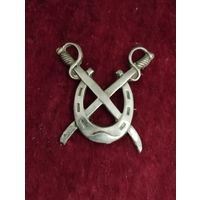 Накладка с рюмки. Серебро.