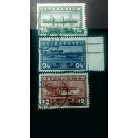 Австрия \150ф\ 1937  Дунайское пароходство 100 лет. пароходы