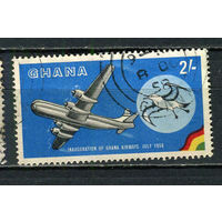 Гана - 1952 - Авиация 2Sh - [Mi.30] - 1 марка. Гашеная.  (Лот 12HM)-T2P5