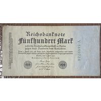 Банкнота 500 марок 1922 год. Веймарская республика.