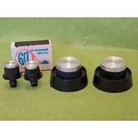 Комплект ручек управления для ламповой радиолы Ригонда