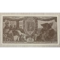 Нотгельд 10 пфеннигов 1920 год. Брауншвейг. Веймарская республика.