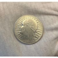 10 злотых 1932 Ядвига. С рубля! Без МЦ!