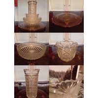 - Поднос-подтортник Конфетница Германия 1950-ые Цветочница и салатница СССР