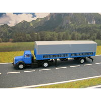 Модель грузового автомобиля Mercedes-Benz(7). Масштаб НО-1:87.