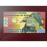 Галапагосские острова 1000 колон 2011 UNC