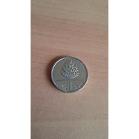 Латвия, 1 лат 2006. Шишка.
